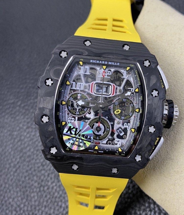 KV工場 リシャールミルコピー高級な時計ブランドRM011-1カーボンケース A-7750