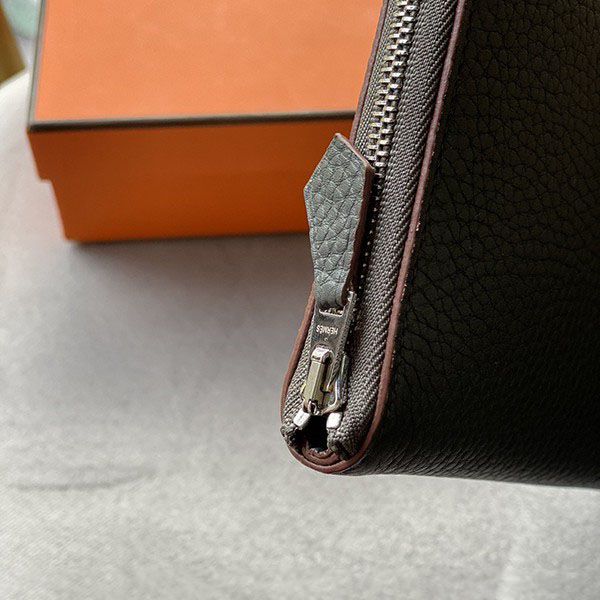 エルメス アザップエプソン シルバー金具最高級クラシックロング he19080高い品質