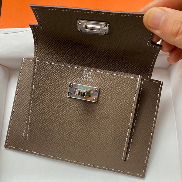 エルメス トコンパクト偽物 財布 ケリーポケッコピーhe19132激安送料無料