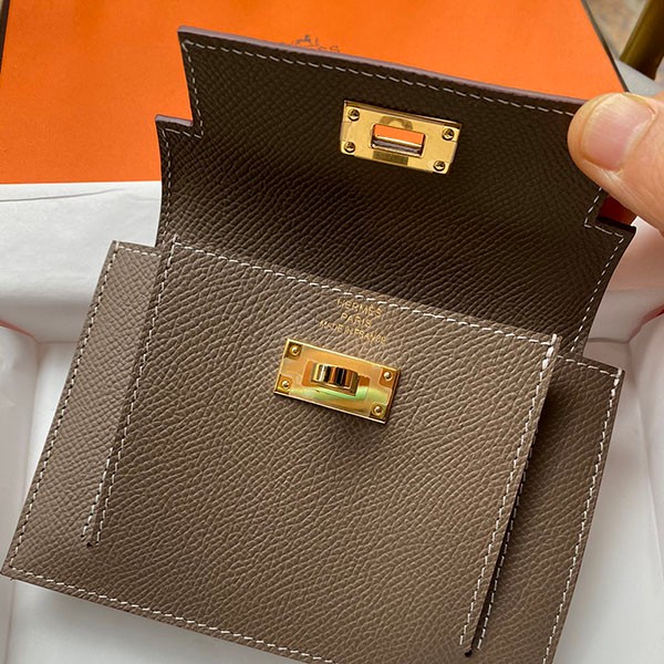 エルメス ケリー 偽物ブランド財布 ポケット コンパクト ウォレット he19133高い品質