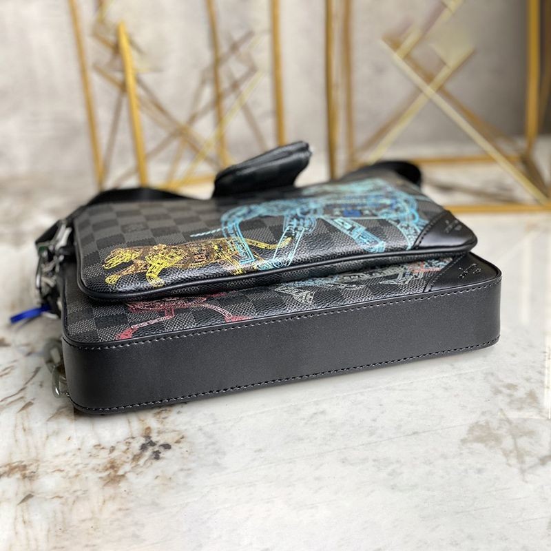 人気No1​ルイヴィトンショルダーバッグ トリオメッセンジャーバッグスーパーコピーN58040 ダミエ高い品質
