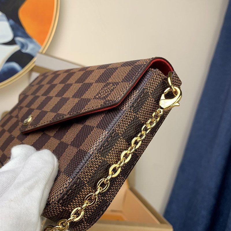 《大人気》ルイヴィトンスーパーコピー バッグ ポシェット・フェリシー ダミエ N63032N級品