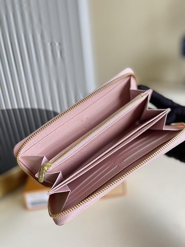 ルイヴィトン 財布 コピージッピー ウォレット ピンク LV20329高い品質