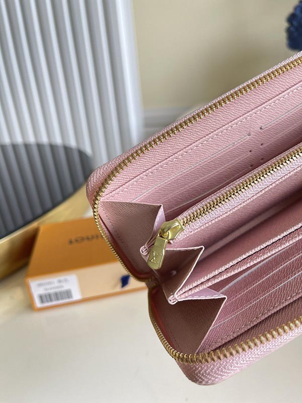 ルイヴィトン 財布 コピージッピー ウォレット ピンク LV20329人気