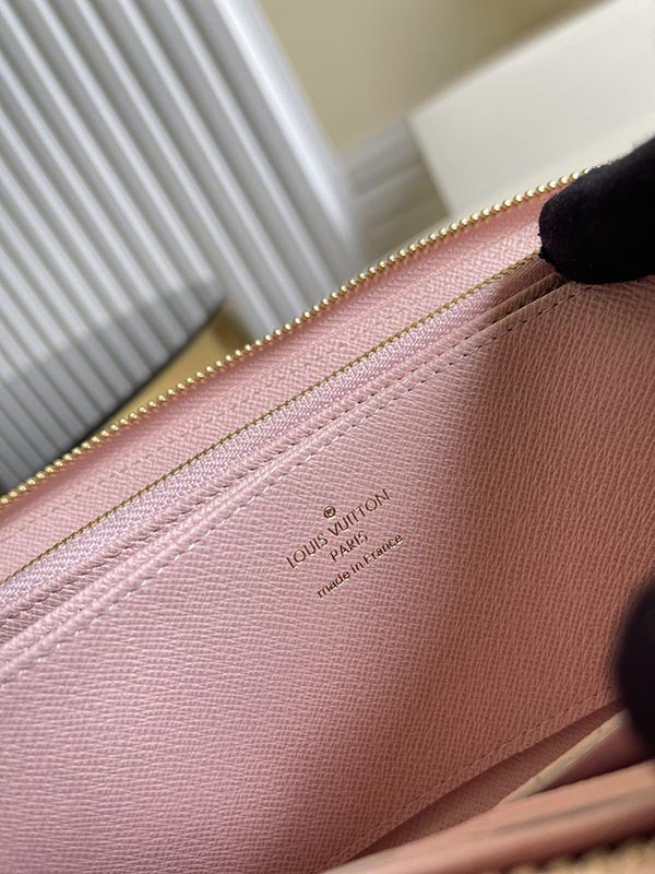 ルイヴィトン 財布 コピージッピー ウォレット ピンク LV20329最高級