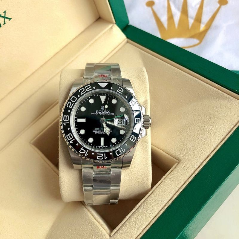 ロレックス GMTマスター2 コピー 腕時計 自動巻き メンズ ブラック 116710LN高い品質