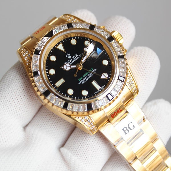 新作 Rolex ロレックス時計スーパーコピー GMTマスター2 自動巻き メンズ ブラック 116758SANR人気