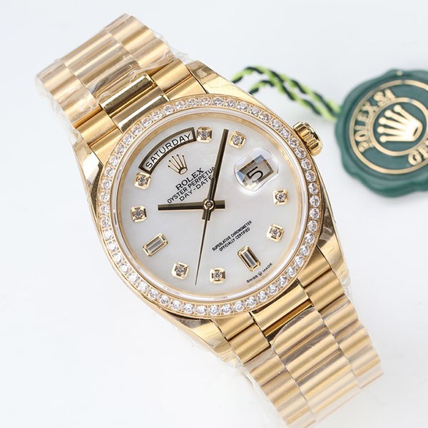 2023新作 ロレックス 時計 デイデイト ホワイトスーパーコピー 36mm 118388通販