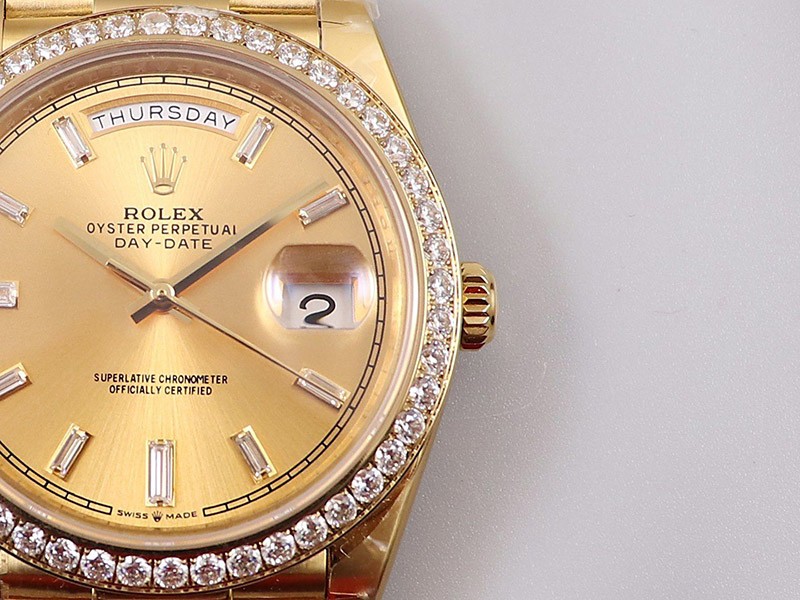 ロレックス  ROLEX スーパーコピー 腕時計 デイデイト 40mm シャンパン メンズ 228348RBR高い品質