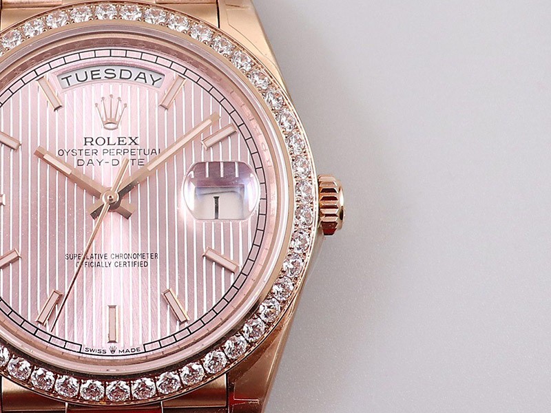 ROLEX ロレックス スーパーコピー 時計 デイデイト 40mm ピンク メンズ roy75824激安送料無料