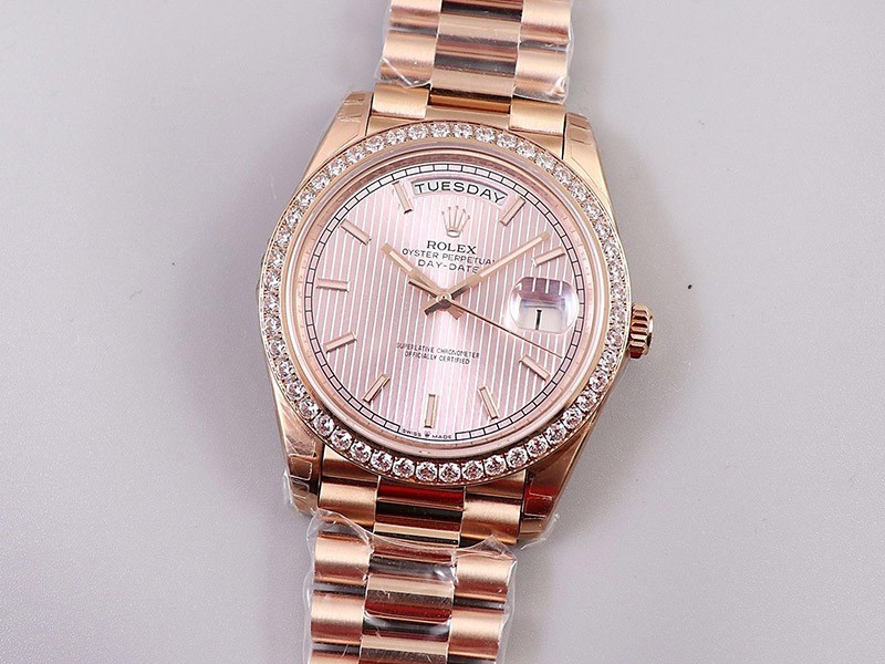 ROLEX ロレックス スーパーコピー 時計 デイデイト 40mm ピンク メンズ roy75824