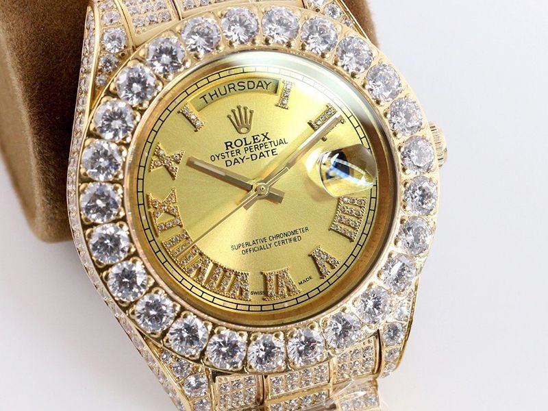 ROLEX ロレックス  時計 スーパーコピー 39MM メンズ ダイヤモンドベゼル デイデイト roc18378激安送料無料