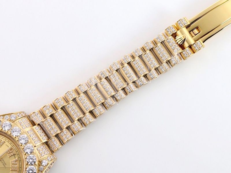 ROLEX ロレックス  時計 スーパーコピー 39MM メンズ ダイヤモンドベゼル デイデイト roc18378最高級