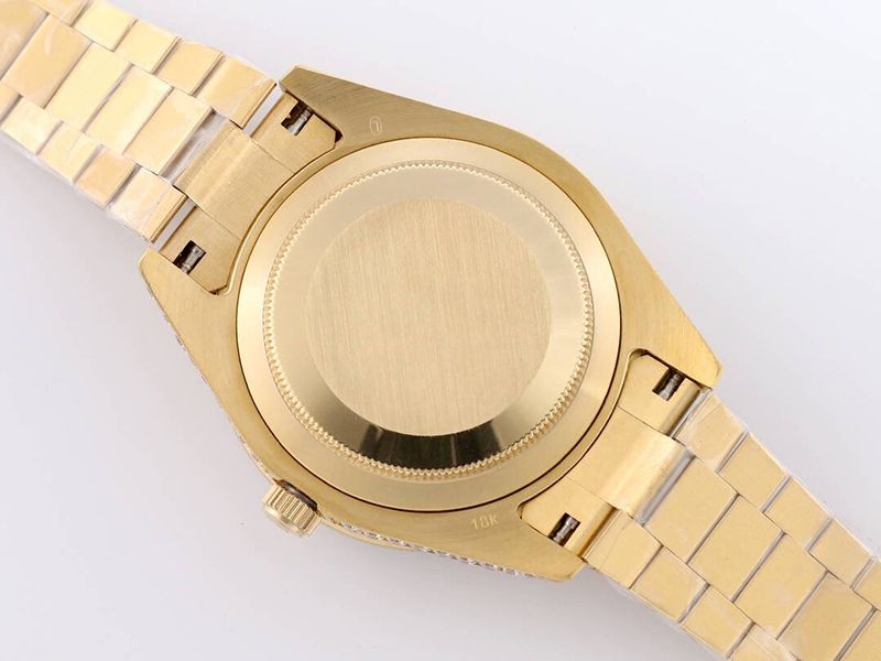 人気ロレックス ROLEX スーパーコピー 腕時計  デイデイト 39MM メンズ シャンパン 全面ダイヤド ros21771代引きを販売
