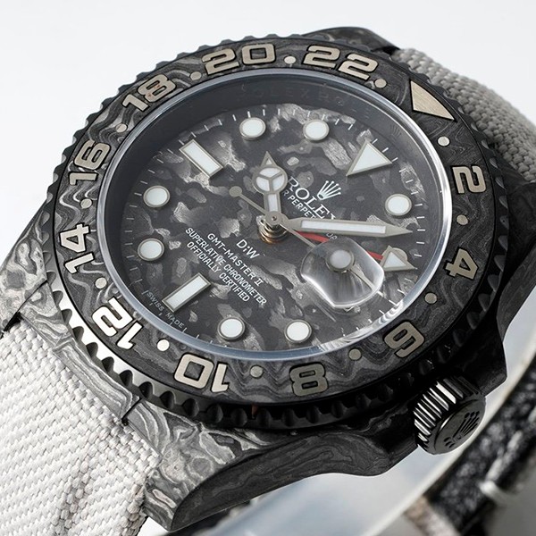 2023新作 Rolex ロレックス  コピー 時計 DiW カーボン GMTマスター Ⅱ 