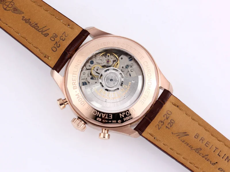 ブライトリングレジェンダリー アビエーション シリーズ (クラシック AVI )43mm イエローゴールドコピー時計