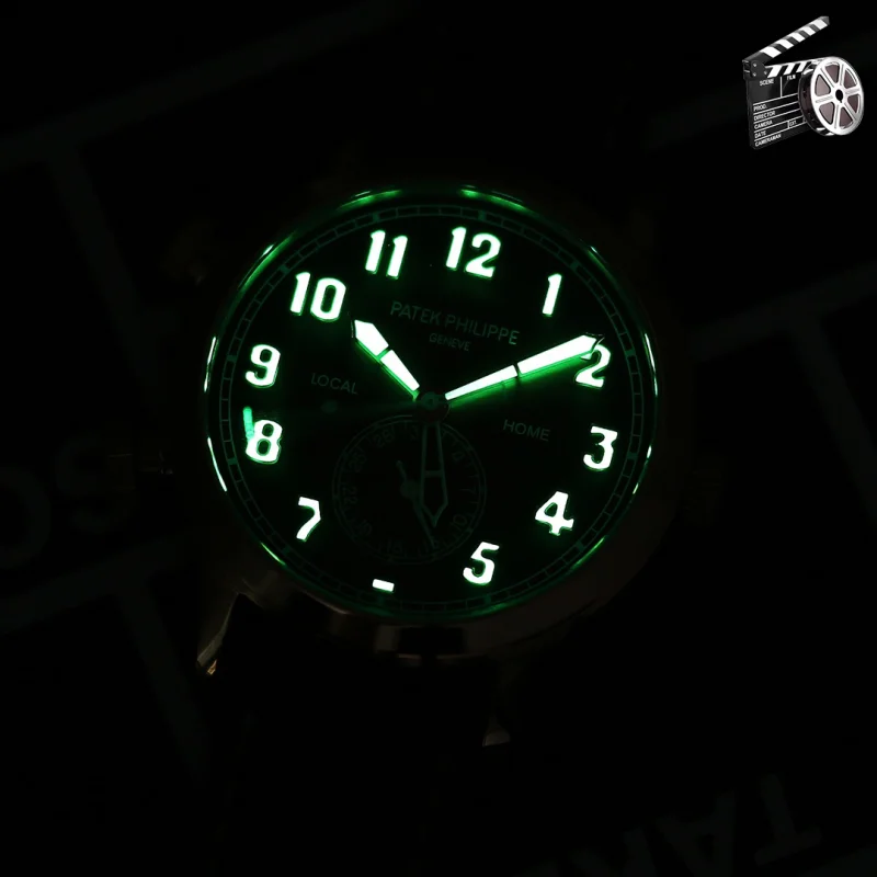 パテックフィリップ PP Patekデュアルタイムゾーン機能ref.5524カラトラバパイロットトラベルタイムウォッチシリーズ
