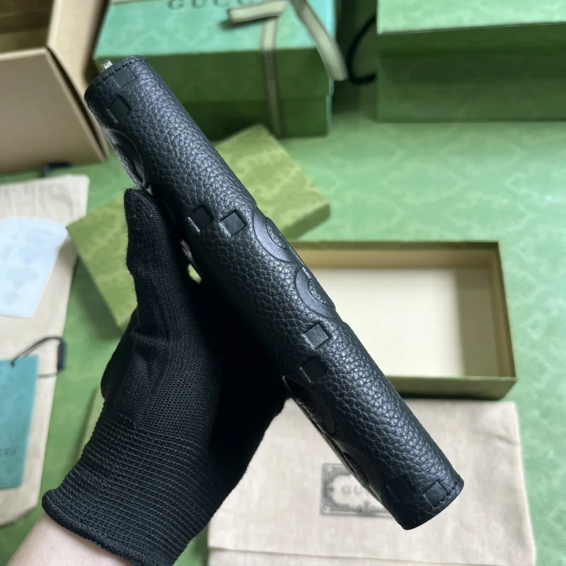 グッチコピー スーパーグレー偽物 ジップアラウンドウォレット739484-2