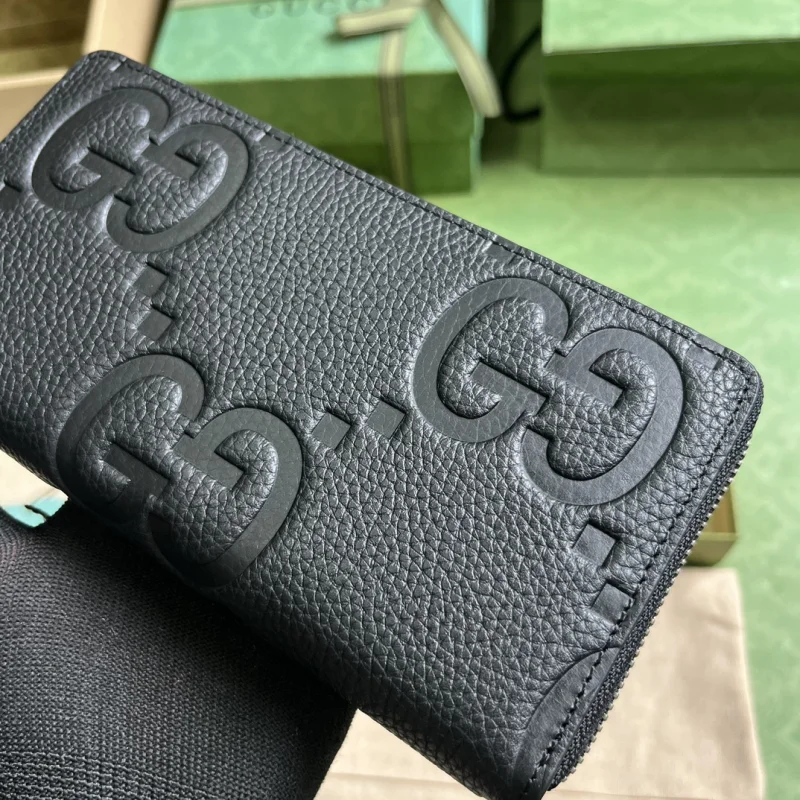 グッチコピー スーパーグレー偽物 ジップアラウンドウォレット739484-2