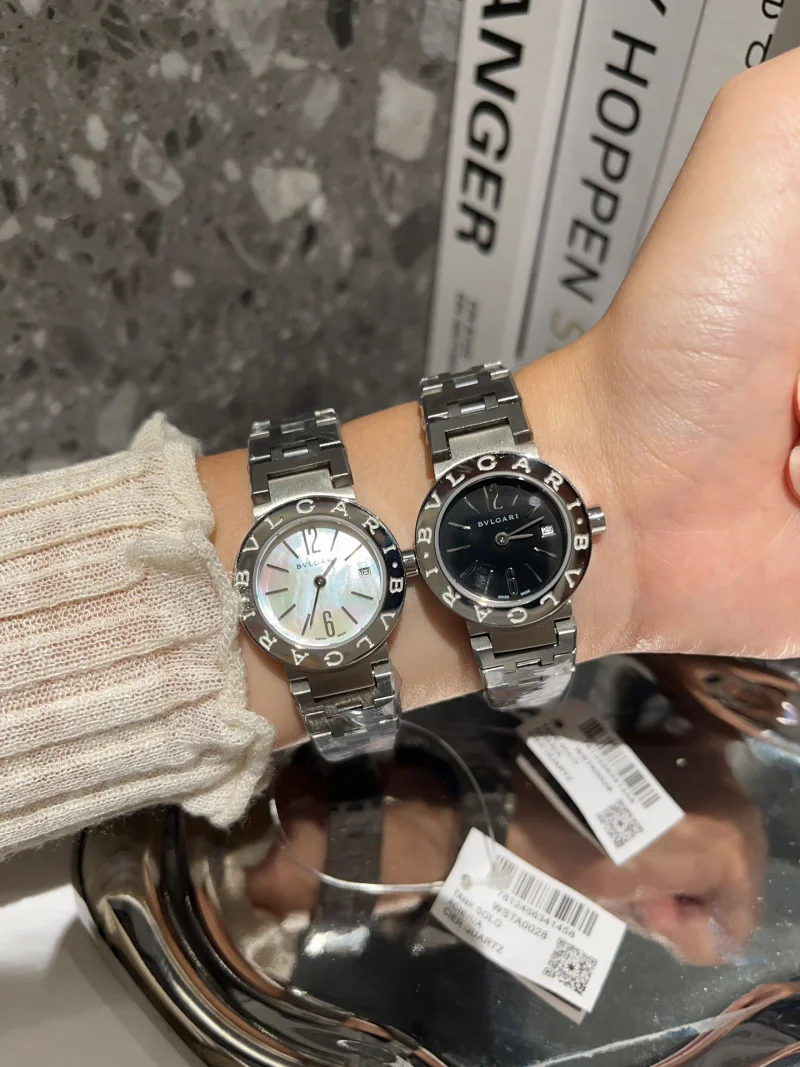 ブルガリ時計スーパーコピーN級品 ブラック シルバー 100320-1