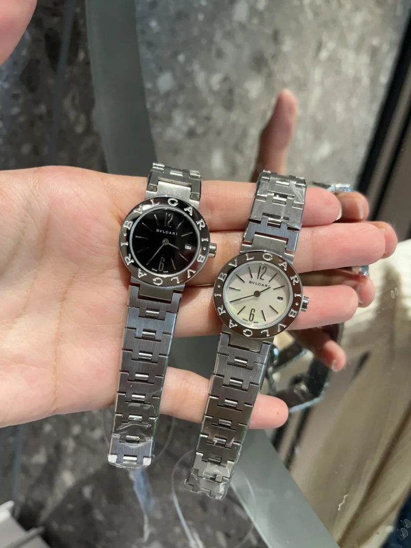 ブルガリ時計スーパーコピーN級品 ブラック シルバー 100320-1