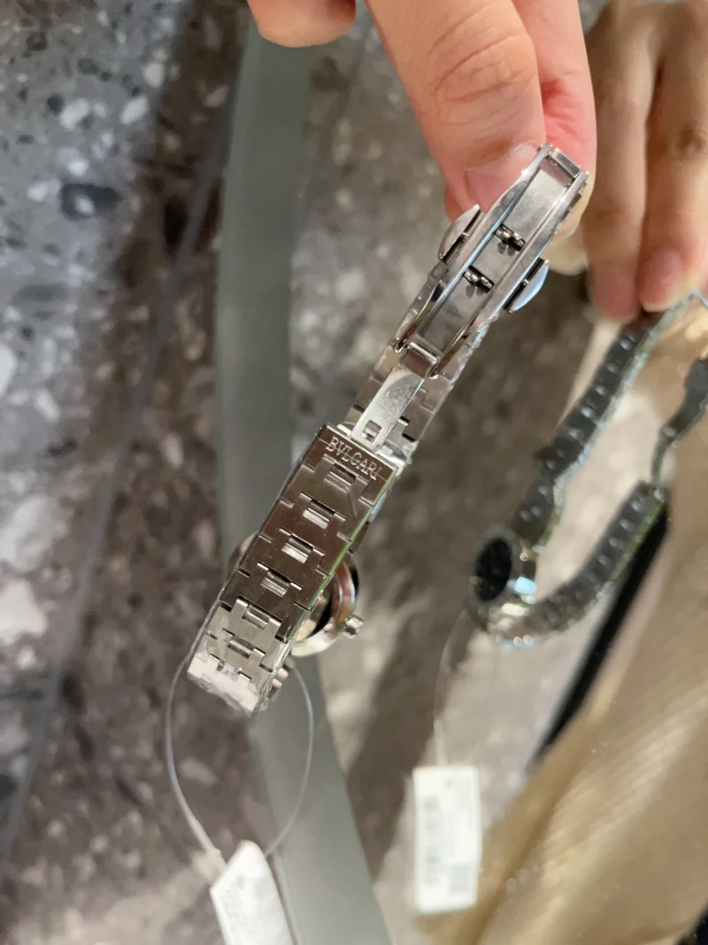 ブルガリ時計スーパーコピーN級品 ブラック シルバー 100320-1