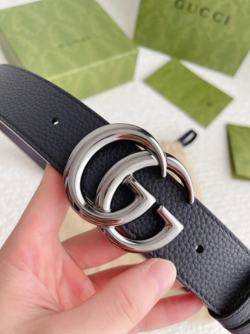 ブランドグッチスーパーコピー 両面レザーベルト G136525