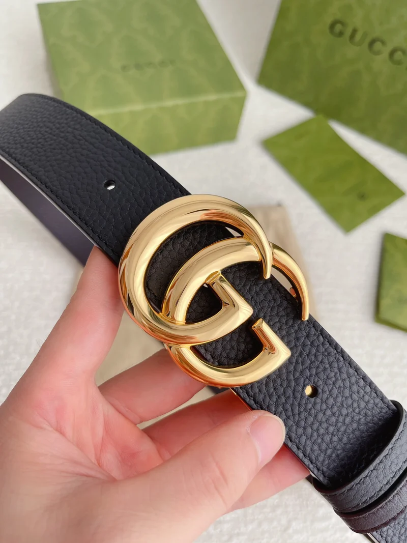 ブランドグッチスーパーコピー 両面レザーベルト G136525
