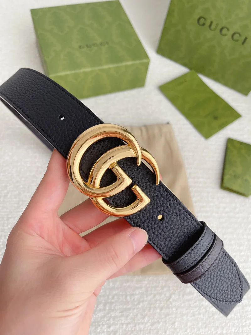 ブランドグッチスーパーコピー 両面レザーベルト G136525