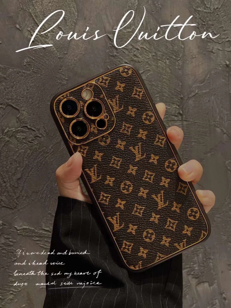 ブランドコピールイ・ヴィトンのクラシックな電気メッキ老眼用電話ケース Lv40056