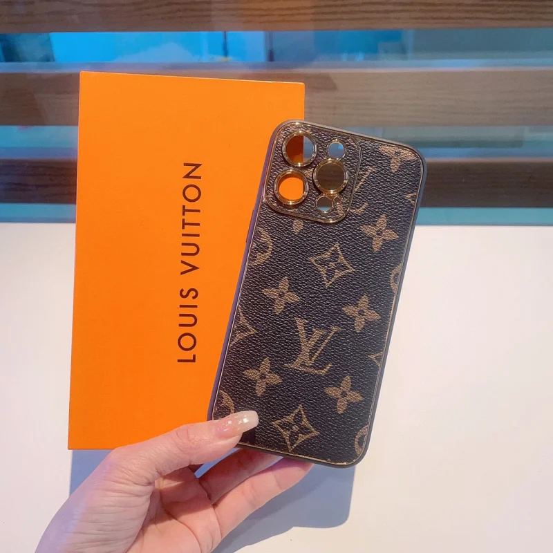 ブランドコピールイ・ヴィトンのクラシックな電気メッキ老眼用電話ケース Lv40056