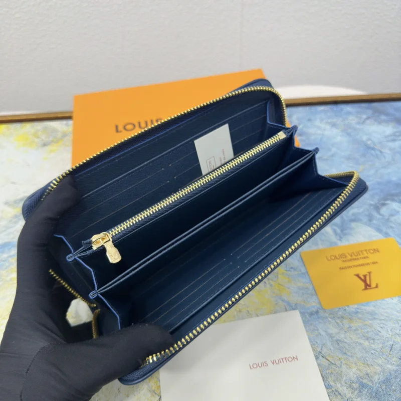 ブランド新作ルイ・ヴィトン ジッパージャガードデニム財布 M81184