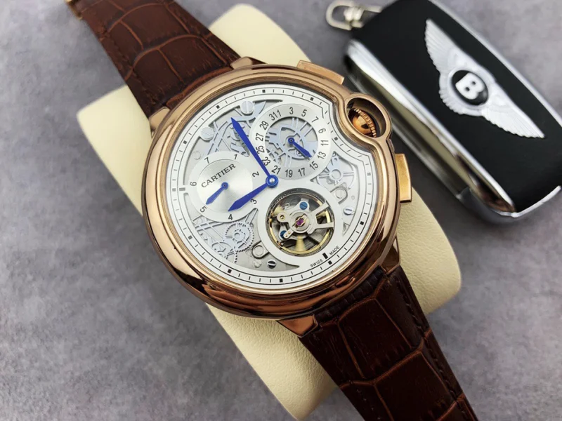 CARTIER時計コピー ブルー バルーン シリーズ フライホイール デザイン W6920081