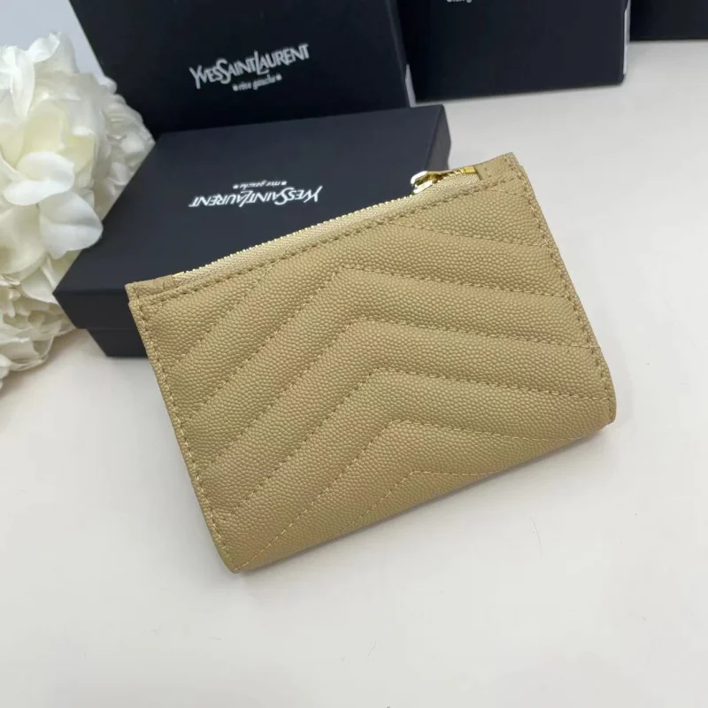 高品質のサンローランモノグラム ツーピースジッパー財布 06623