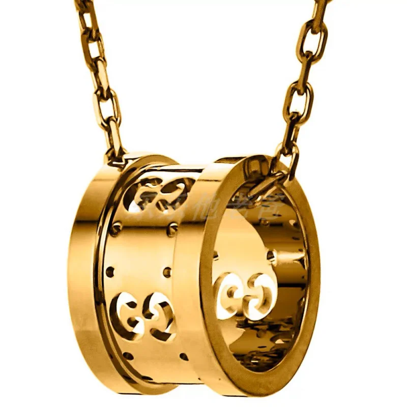 グッチコピー偽物レディース 18K イエロー ローズ ゴールドネックレス 272680