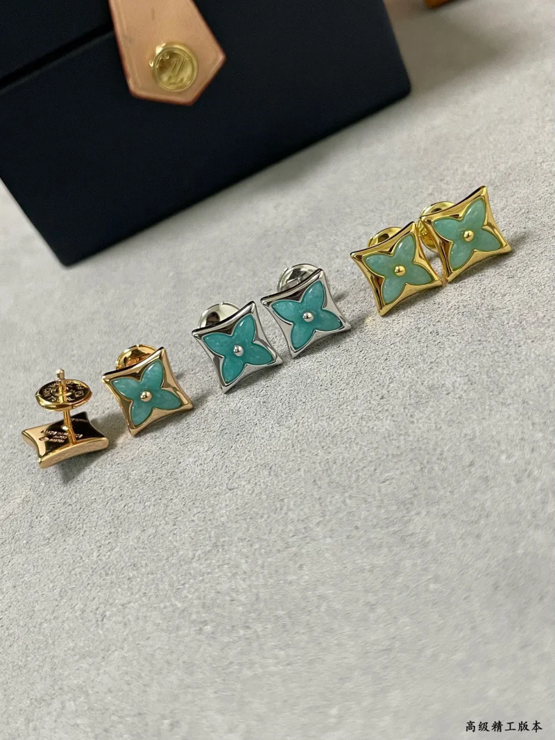 高級ブランドルイヴィトン 天河石オシドリコピーイヤリング 304525