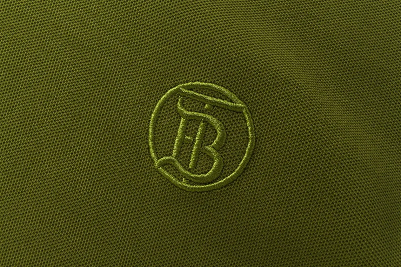 人気ブランドバーバリーコピーストライプピークカラーピケ半袖ポロシャツ服 318243