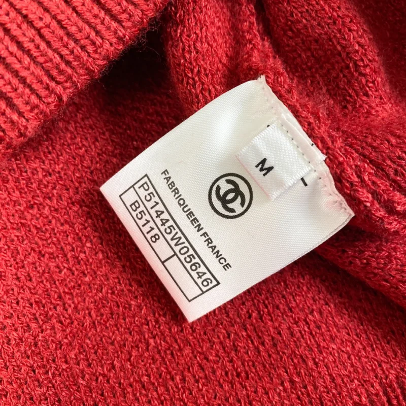 シャネル 2024重工業タオル刺繍コピー大きなロゴ ジャカードニットカーディガンセーター 323640