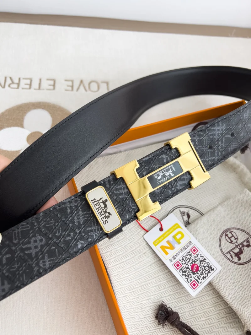 202新品コピーエルメス両面第一層牛革ベルト 445490