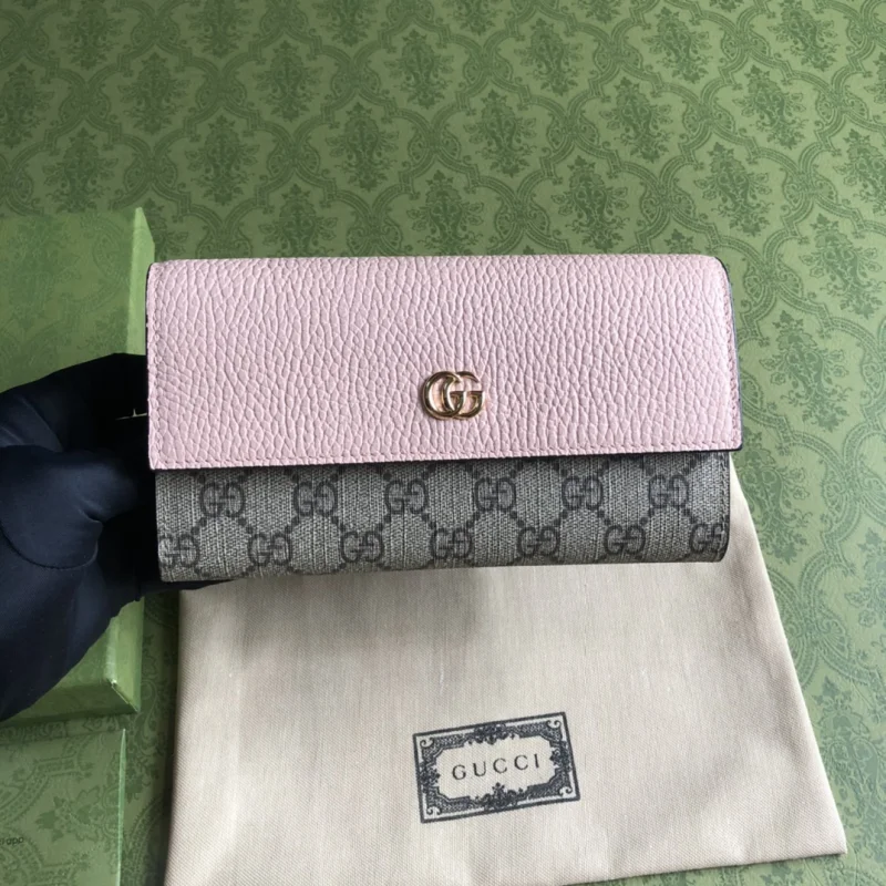 高品質グッチ長財布スーパーコピーピンク通販 456115