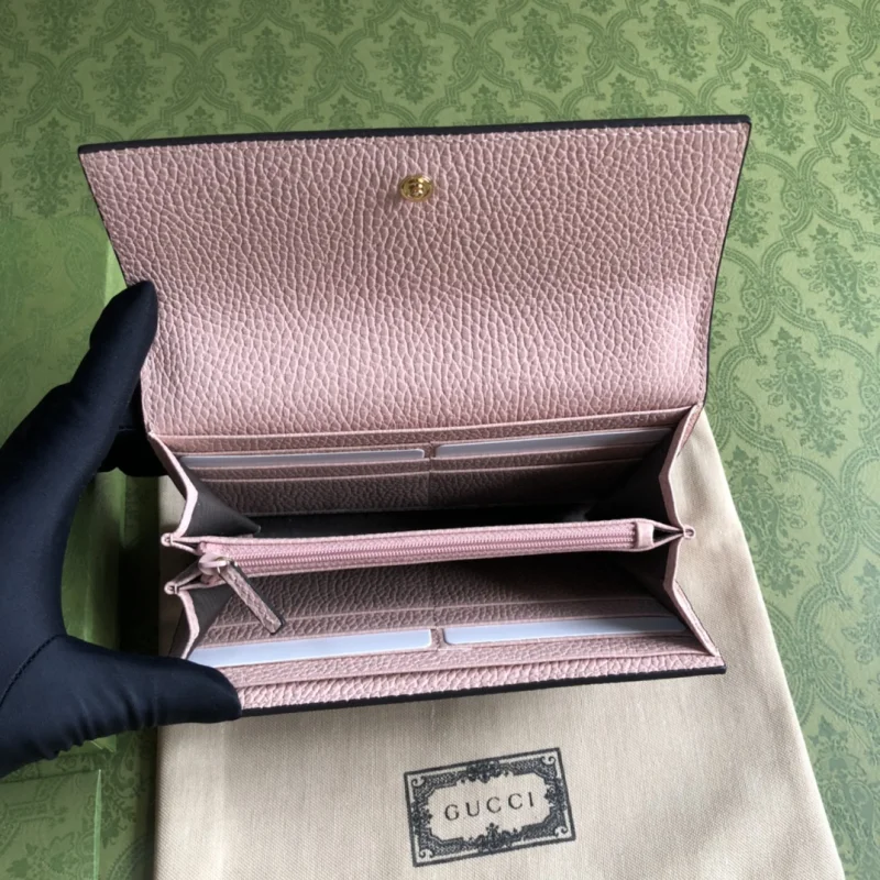 高品質グッチ長財布スーパーコピーピンク通販 456115