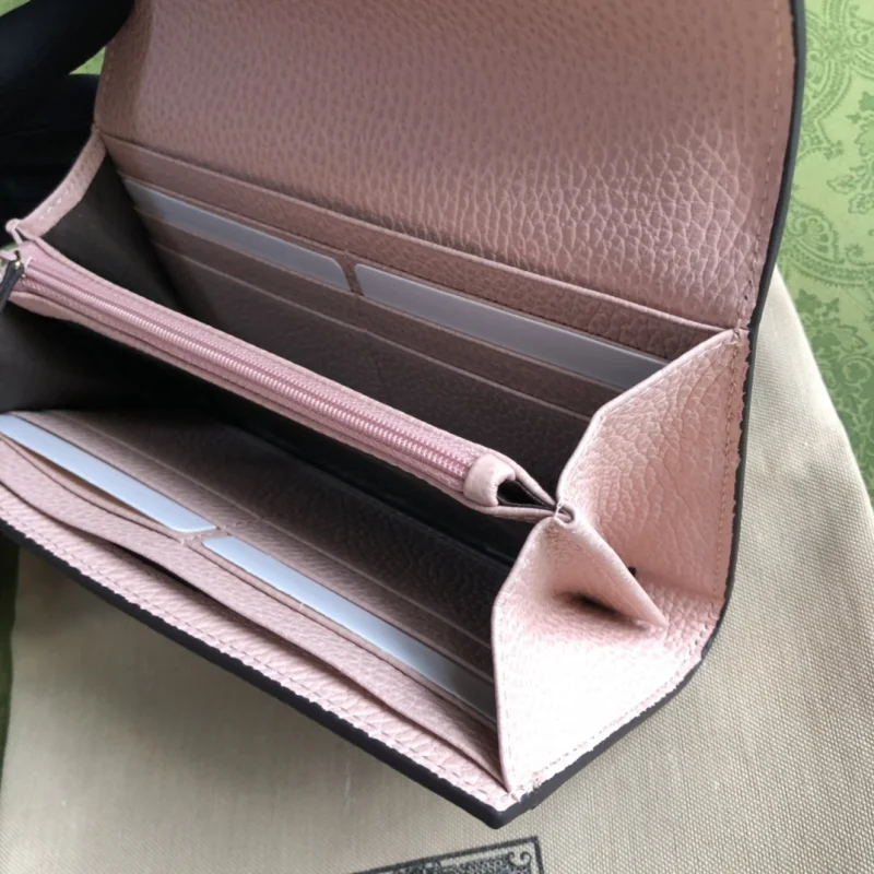 高品質グッチ長財布スーパーコピーピンク通販 456115
