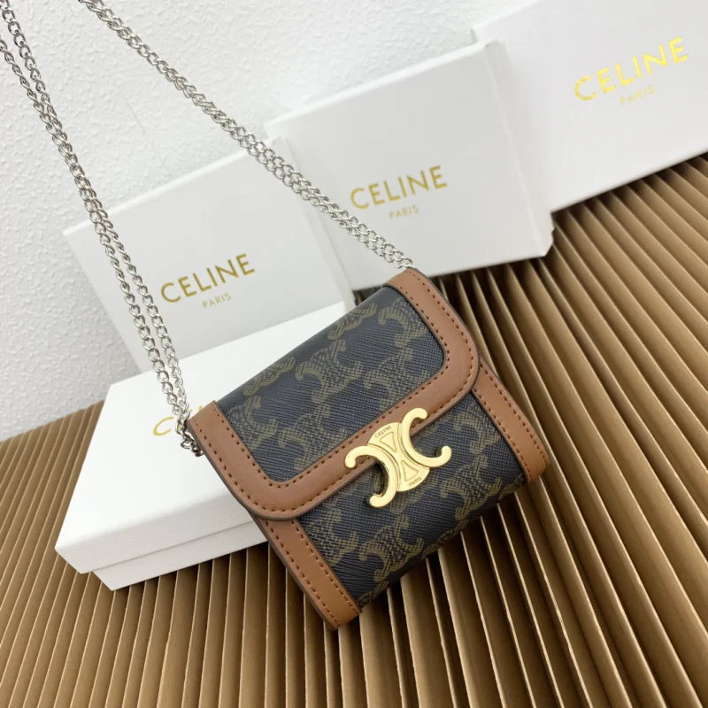 セリーヌ財布コピーモノグラム刺繍入りスモールファブリック 1439200