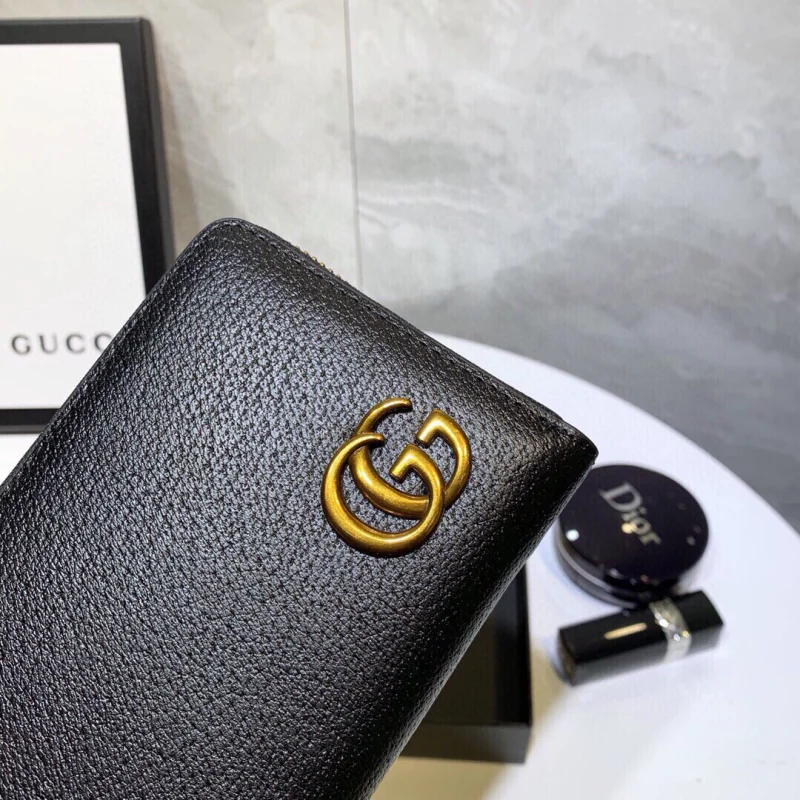 グッチ人気のピッググレインレザーGUCCIスーパーコピー長財布 144915