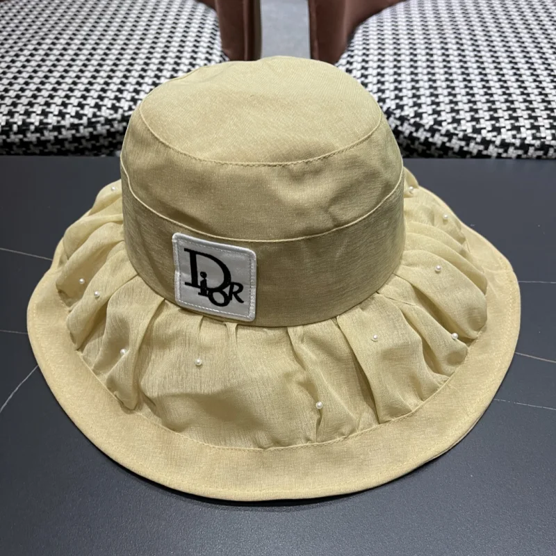 ディオール2025年春夏の新作メッシュ漁師帽子コピー女性 7053011