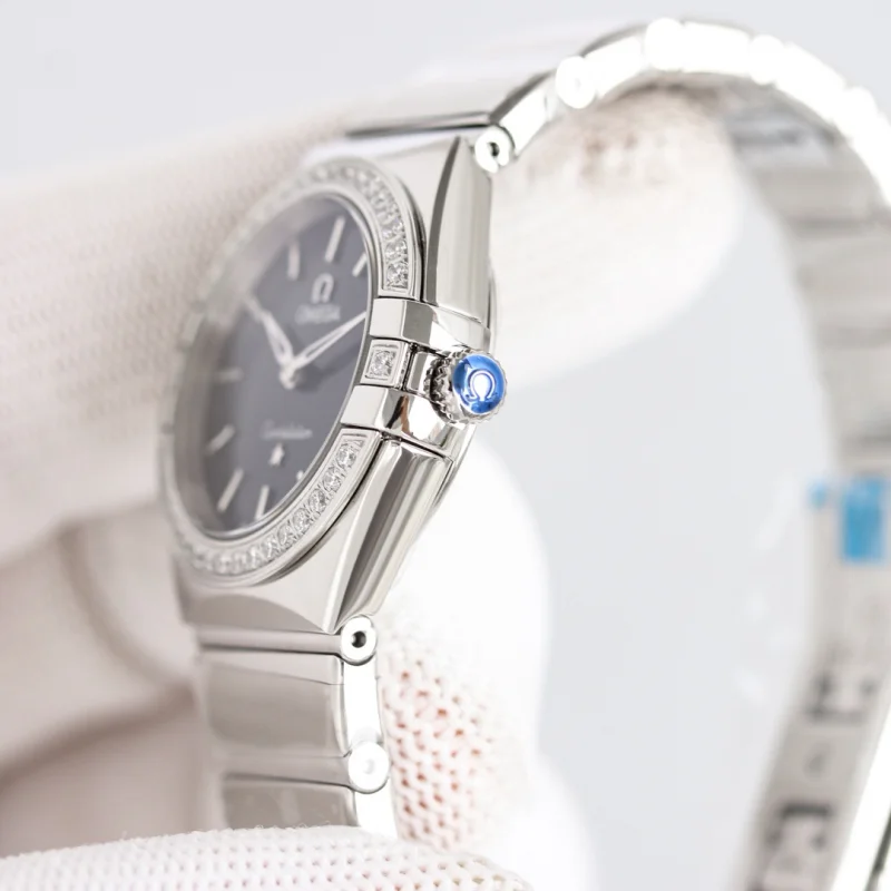 新製品発売:オメガ コンステレーションシリーズ 28mm 女性用クォーツ腕時計 129455