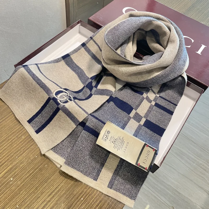 人気商品入荷グッチのユニセックスニット偽物スカーフ 130130安心と信頼老舗