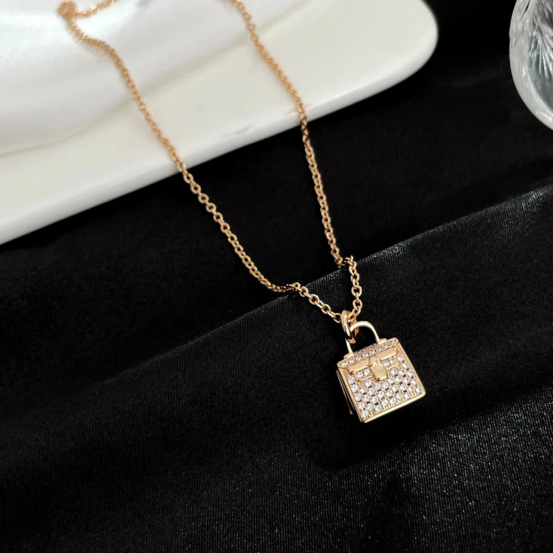 高級で人気エルメススーパーコピーKelly バッグモチーフネックレス 464807
