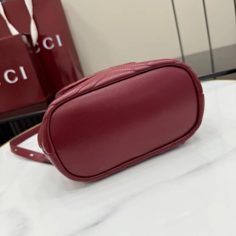 人気色彩豊富グッチバックパックワインレッド系 ミニバッグ 売れ筋 855921