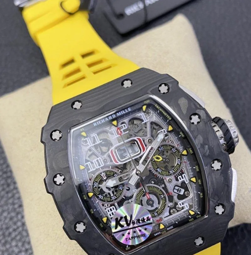 KV工場 リシャールミルコピー高級な時計ブランドRM011-1カーボンケース A-7750